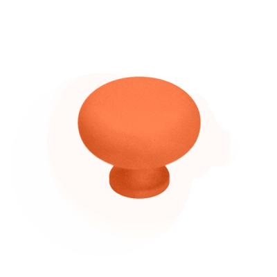 Nábytková úchytka kovová Soft touch 16601 oranžová - cihlová