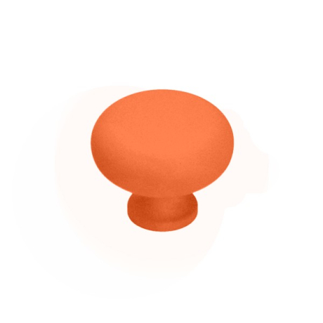 Nábytková úchytka kovová Soft touch 16601 oranžová - cihlová
