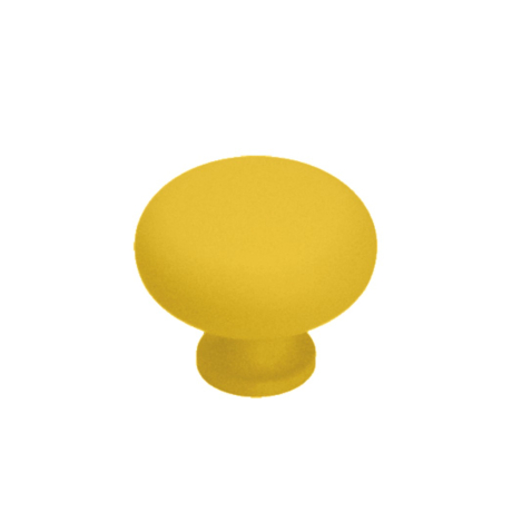 Nábytková úchytka kovová Soft Touch 16601 žlutá