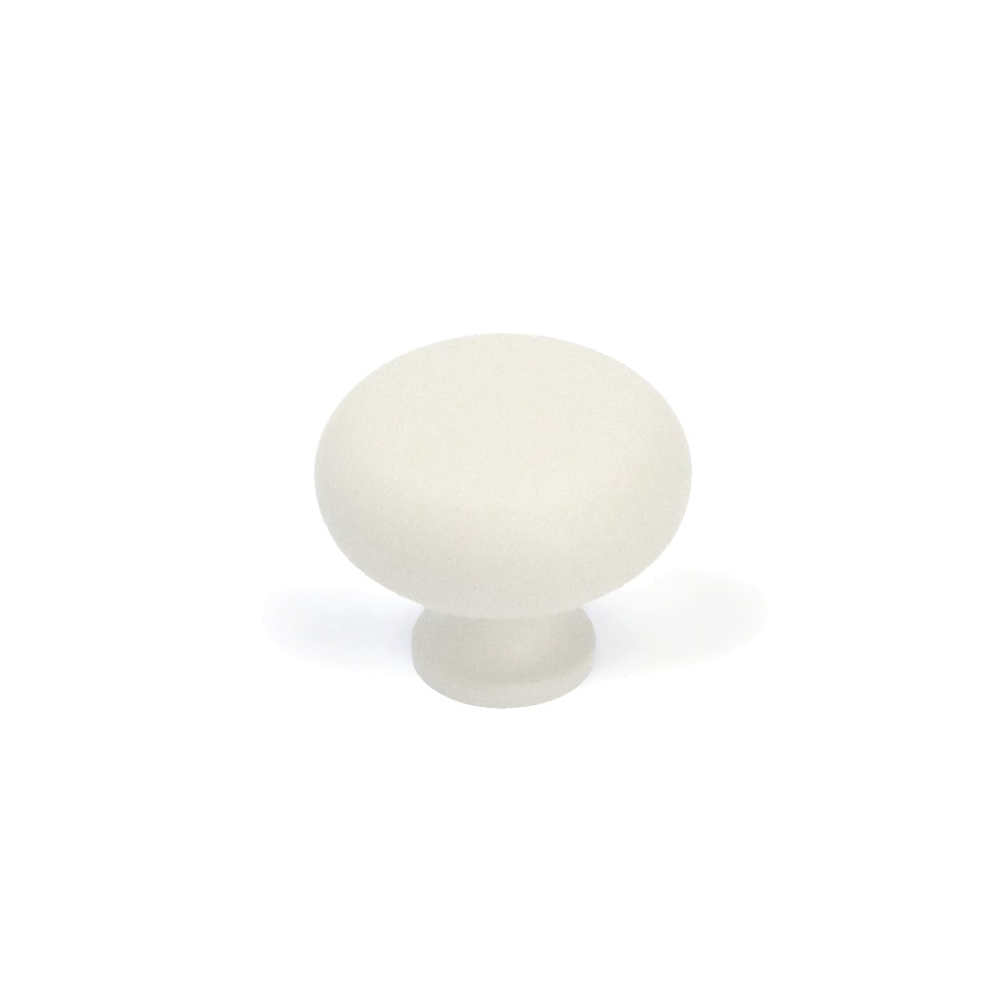 Nábytková úchytka kovová knopka Soft touch 16601 bílá