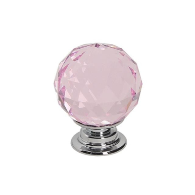 Nábytková knopka Crystal14 - pink