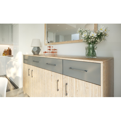 Nábytková úchytka kovová 819-096 starostříbrná